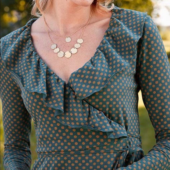 HP🎊🎊Matilda Jane ✨NWTs✨ Polka Dot Reunion Wrap Dress - Picture 2 of 9